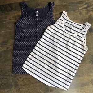Set of 2 H&M Maternity Tanks